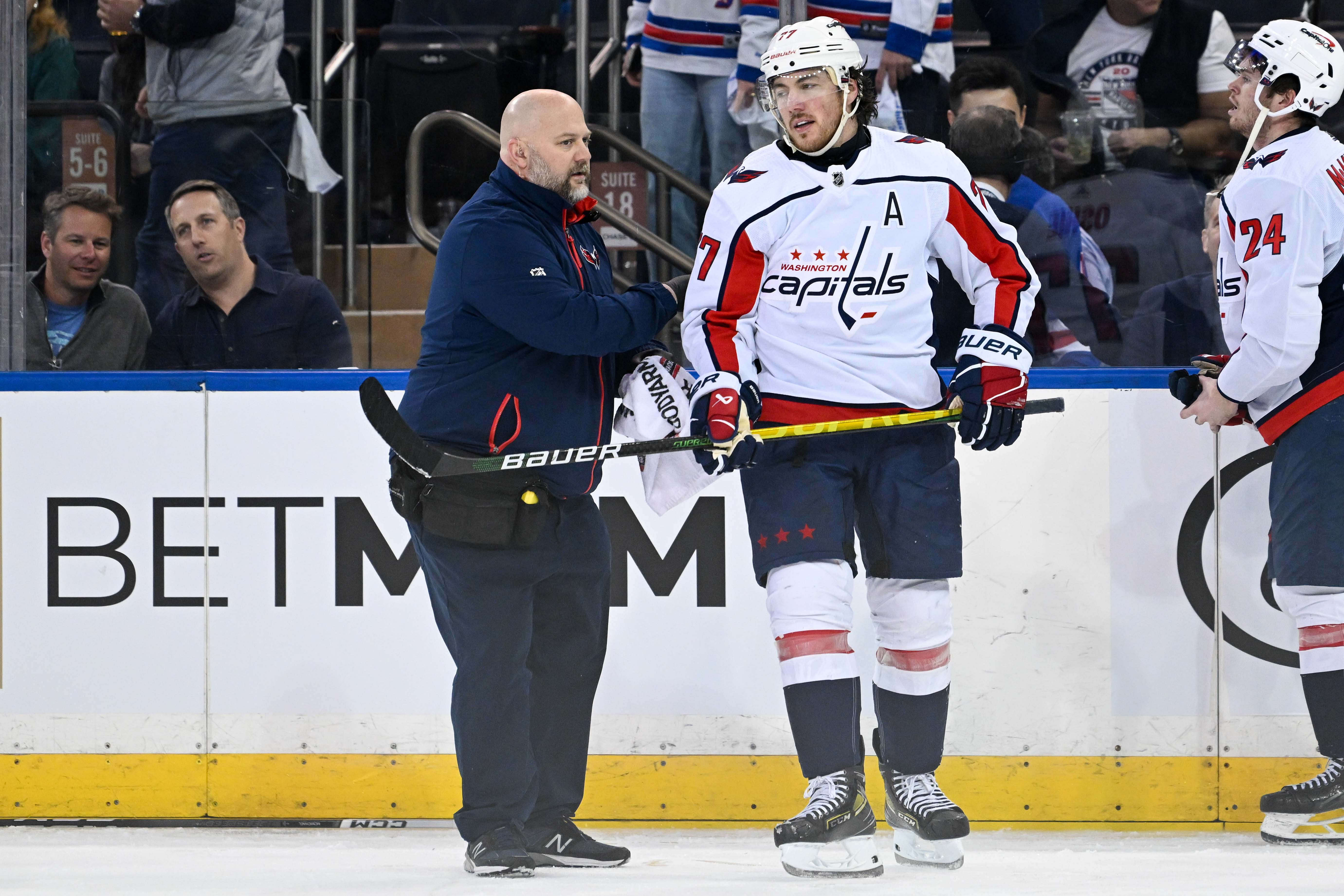 NHL: Stanley Cup Playoffs-Washington Capitals at New York Rangers